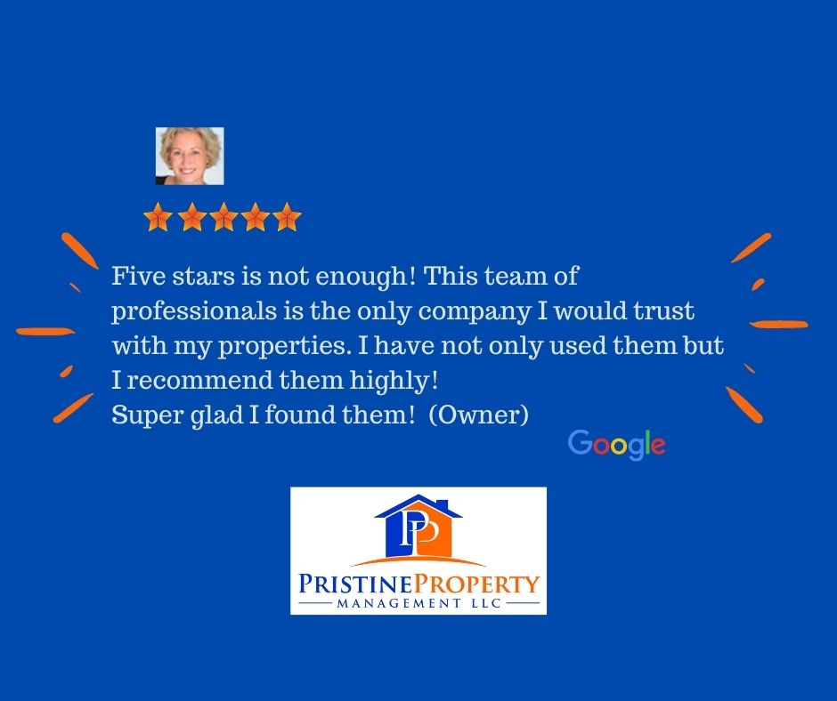 We strive to continuously provide exceptional service at Pristine Property Management!